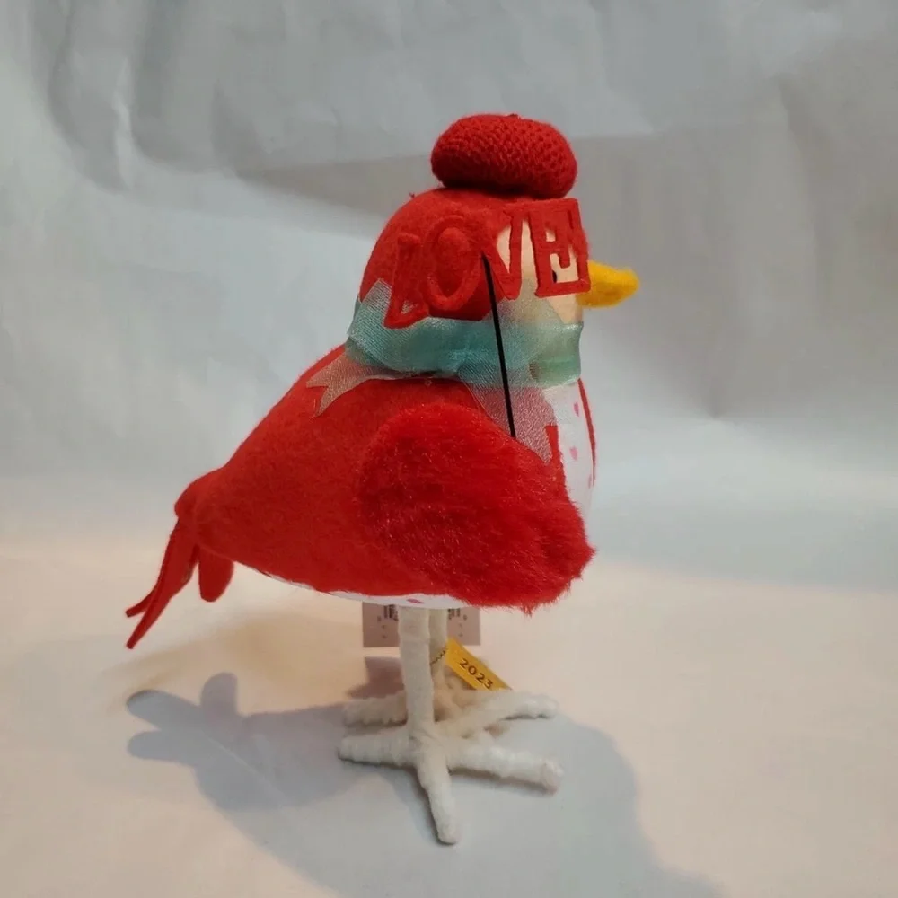 Target Spritz 2023 Valentines Fabric Bird Aerial Decor Figurine Love NWT